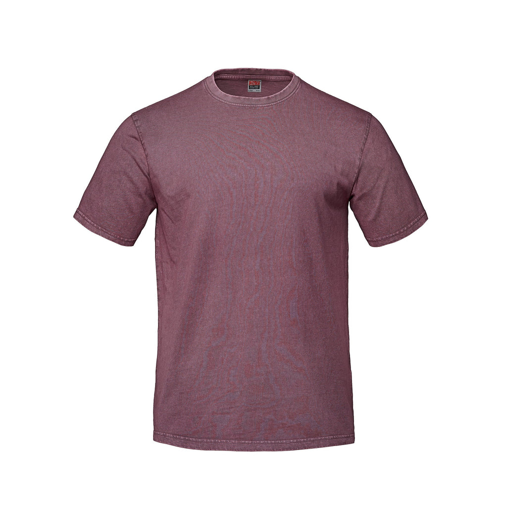 Canada Sportswear S05670, - Horizon - Vintage Wash Cotton Crewneck T-shirt, Vintage Dark Rose