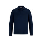 CX2 S05737, - Birdie - Men's Long Sleeve Pique Mesh Polo, Navy