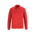 CX2 S05737, - Birdie - Men's Long Sleeve Pique Mesh Polo, Red