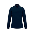 CX2 S05738, - Birdie - Ladies Long Sleeve Pique Mesh Polo, Navy