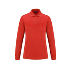 CX2 S05738, - Birdie - Ladies Long Sleeve Pique Mesh Polo, Red