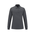 CX2 S05738, - Birdie - Ladies Long Sleeve Pique Mesh Polo, Steel Grey