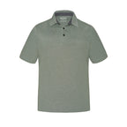 Muskoka Trail S05750, - Fairway - Men's Cotton/poly Jersey Polo, Melange Fatigue Green