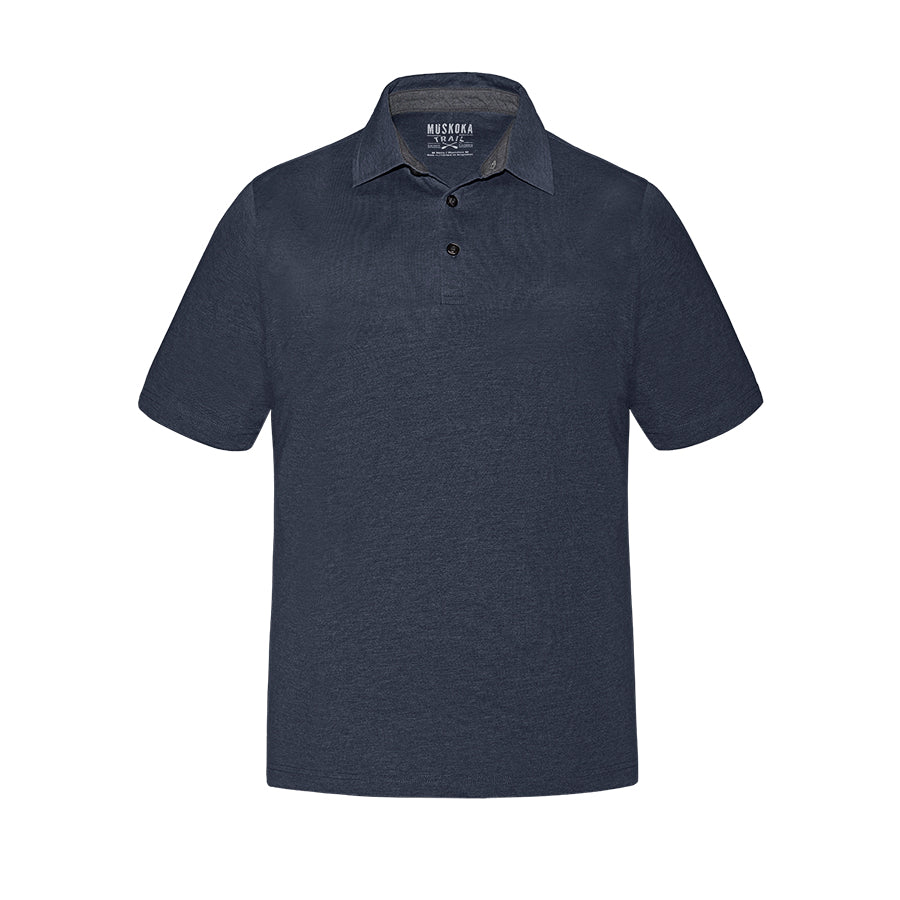 Muskoka Trail S05750, - Fairway - Men's Cotton/poly Jersey Polo, Midnight Navy