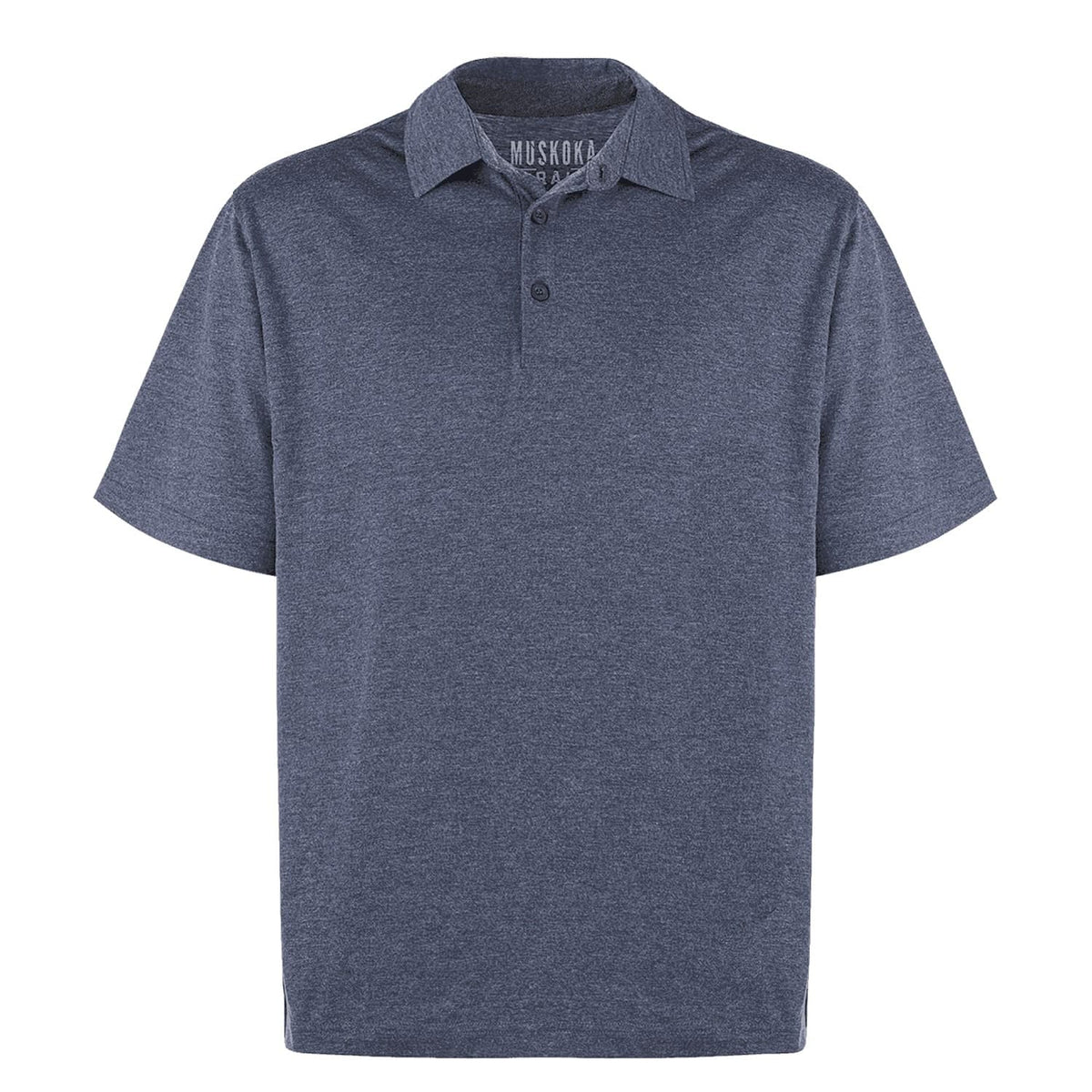 Muskoka Trail S05750, - Fairway - Men's Cotton/poly Jersey Polo, Melange Navy