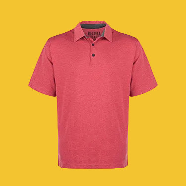 Muskoka Trail S05750, - Fairway - Men's Cotton/poly Jersey Polo, Red