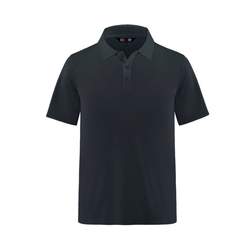 CX2 S5785Y, - Elite - Youth Cotton/poly/spandex Polo, Black