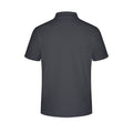 CX2 S05785, - Elite - Men's Cotton/poly/spandex Pique Polo, Charcoal