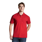 CX2 S05785, - Elite - Men's Cotton/poly/spandex Pique Polo, Red