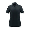 CX2 S05786, - Elite - Ladies Cotton/poly/spandex Polo, Black