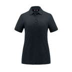 CX2 S05786, - Elite - Ladies Cotton/poly/spandex Polo, Black