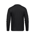 Muskoka Trail S05895, - Riverside - Cotton-poly Long Sleeve Crewneck T-shirt, Black