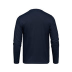 Muskoka Trail S05895, - Riverside - Cotton-poly Long Sleeve Crewneck T-shirt, Midnight Navy