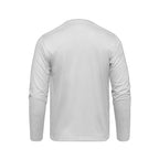Muskoka Trail S05895, - Riverside - Cotton-poly Long Sleeve Crewneck T-shirt, White