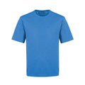 Muskoka Trail S05917, - Liberty - Adult Cotton/poly Crewneck T-shirt, Melange Cobalt
