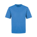 Muskoka Trail S05917, - Liberty - Adult Cotton/poly Crewneck T-shirt, Melange Cobalt