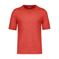 Muskoka Trail S05917, - Liberty - Adult Cotton/poly Crewneck T-shirt, Melange Crimson