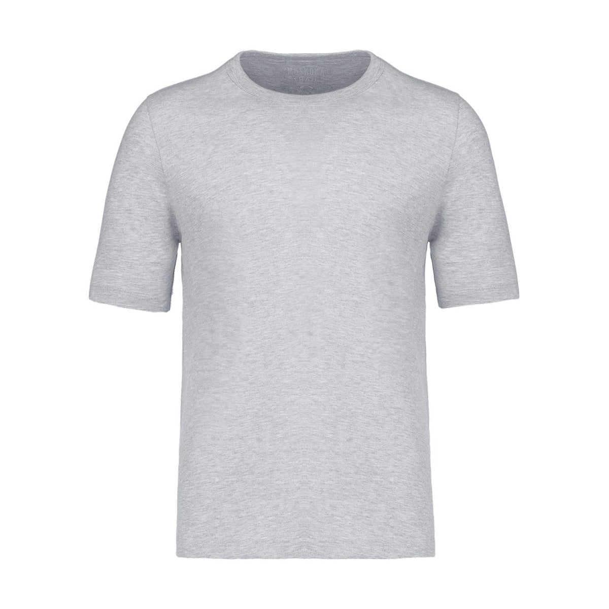 Muskoka Trail S05917, - Liberty - Adult Cotton/poly Crewneck T-shirt, Melange Grey
