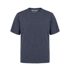 Muskoka Trail S05917, - Liberty - Adult Cotton/poly Crewneck T-shirt, Melange Navy