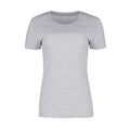 Muskoka Trail S05918, - Liberty - Ladies Poly/cotton Crewneck T-shirt, Melange Grey