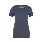 Muskoka Trail S05918, - Liberty - Ladies Poly/cotton Crewneck T-shirt, Melange Navy