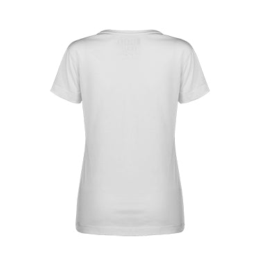 Muskoka Trail S05918, - Liberty - Ladies Poly/cotton Crewneck T-shirt, White