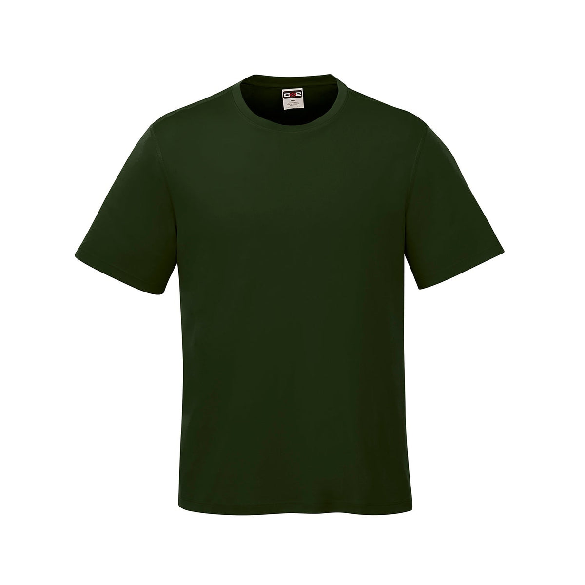 CX2 S5935Y, - Coast - Youth Crew Neck Polyester Tee, Forest Green