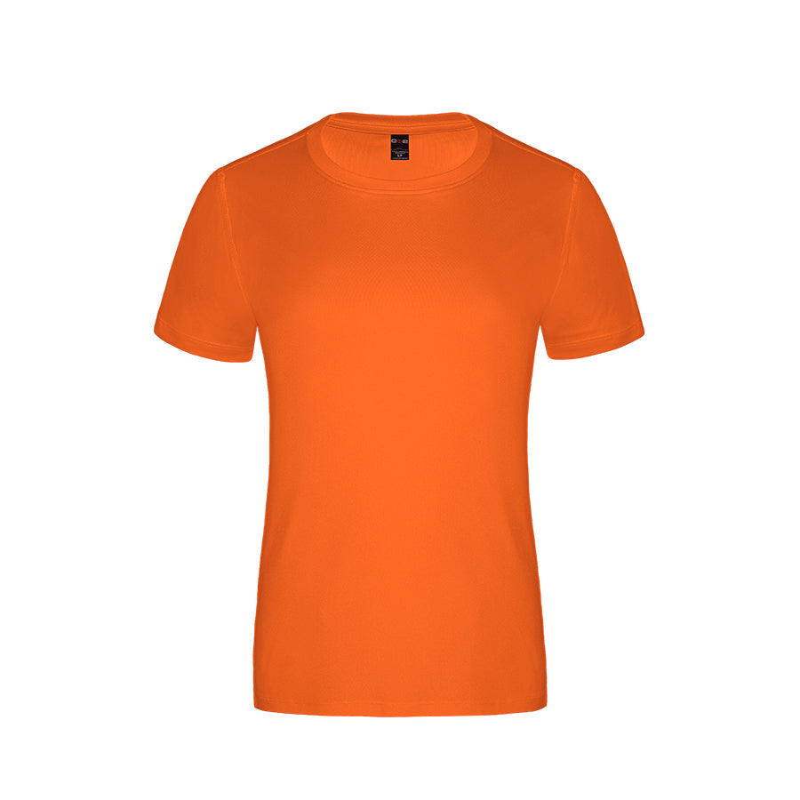 CX2 S05936, - Coast - Ladies Crew Neck Polyester Tee, Orange