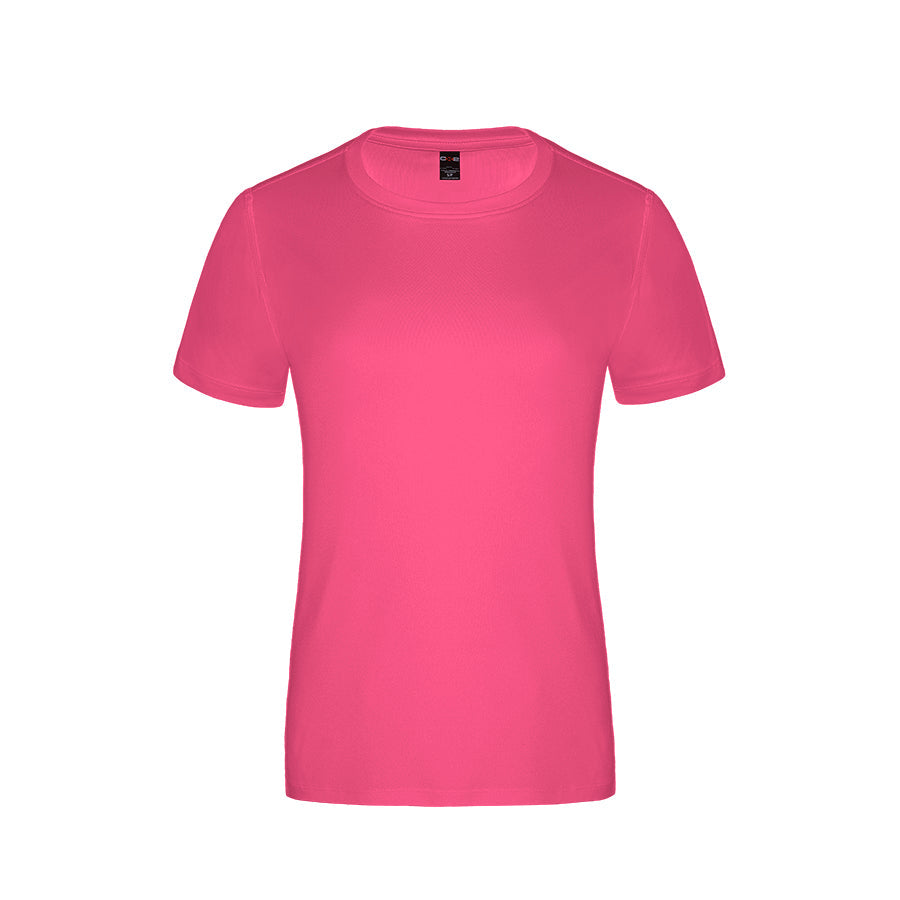 CX2 S05936, - Coast - Ladies Crew Neck Polyester Tee, Pink