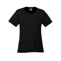 CX2 S05936, - Coast - Ladies Crew Neck Polyester Tee, Black