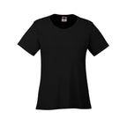 CX2 S05936, - Coast - Ladies Crew Neck Polyester Tee, Black