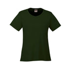 CX2 S05936, - Coast - Ladies Crew Neck Polyester Tee, Forest Green
