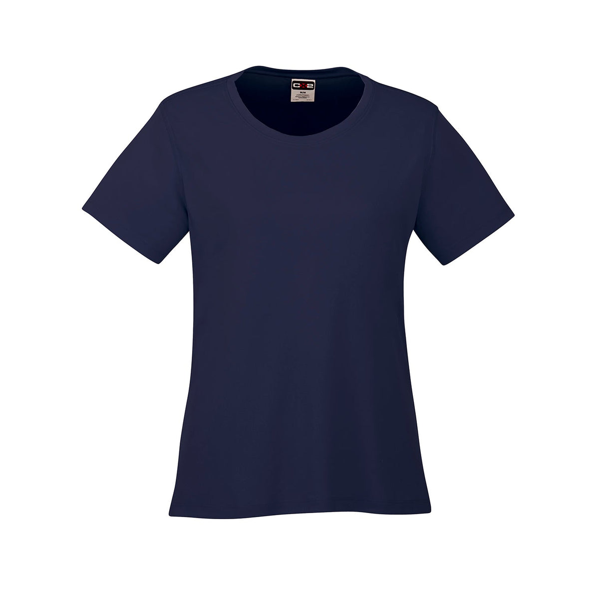 CX2 S05936, - Coast - Ladies Crew Neck Polyester Tee, Navy