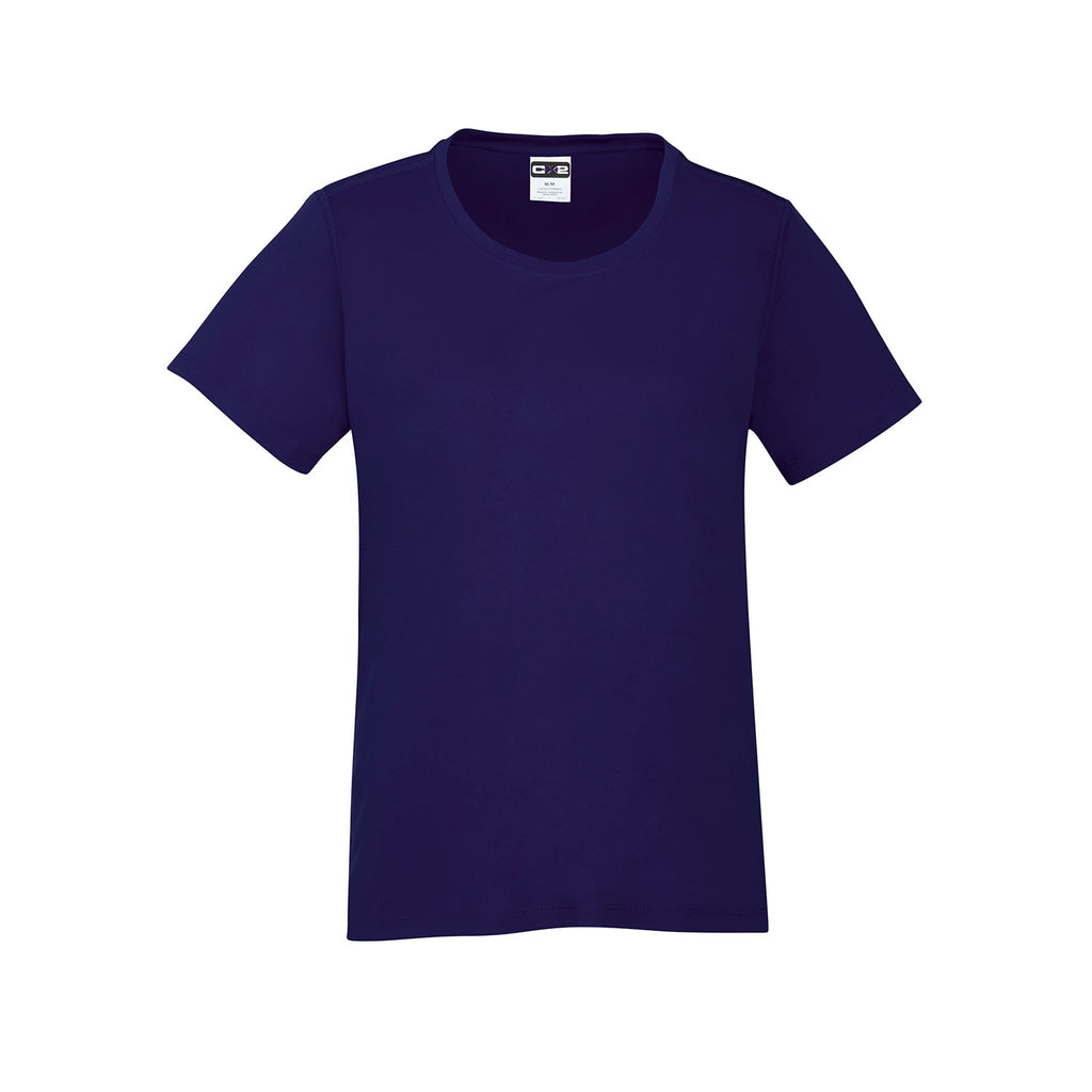 CX2 S05936, - Coast - Ladies Crew Neck Polyester Tee, Purple