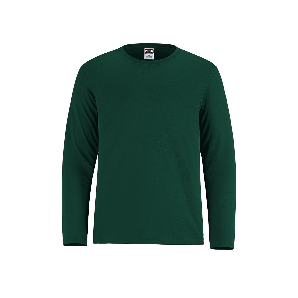 CX2 S5937Y, - Shore - Youth Performance Long Sleeve Crewneck T-shirt, Forest Green