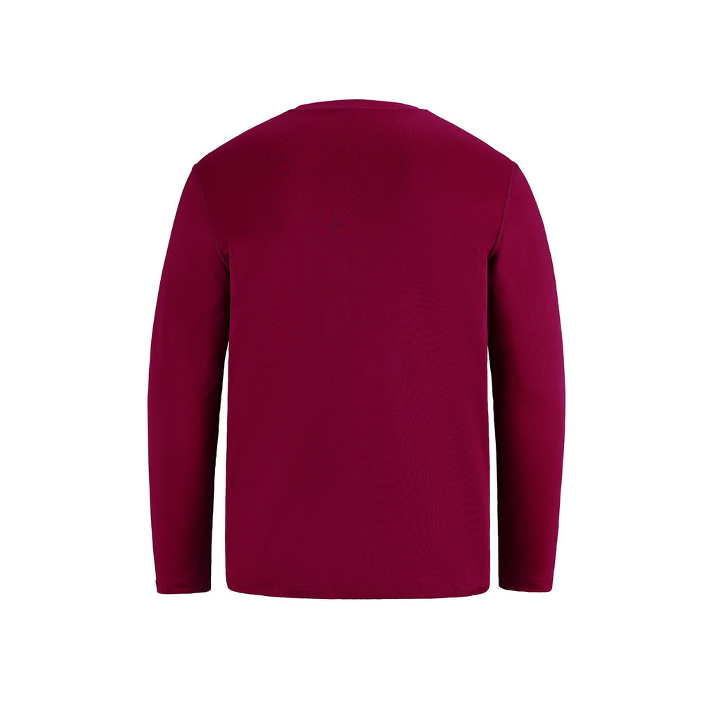 CX2 S5937Y, - Shore - Youth Performance Long Sleeve Crewneck T-shirt, Maroon