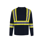 CX2 S05948, - Beacon - Long Sleeve Hi-vis T-shirt, Navy