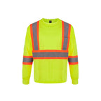 CX2 S05948, - Beacon - Long Sleeve Hi-vis T-shirt, Hi-Vis Yellow