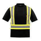 CX2 Hi-Vis S05960, - Watchman - Adult Hi-vis T-shirt, Black