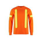CX2 Hi-Vis S05975, - Citadel - Adult Cotton Long Sleeve Safety T-shirt, Orange