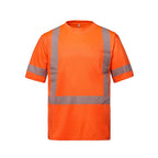CX2 Hi-Vis S05980, - Lumen - Hi-vis T-shirt With Segmented Stripes, Fluorescent Orange