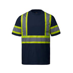 CX2 Hi-Vis S05990, - Optimum - Cotton Hi-vis T-shirt, Navy