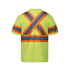 CX2 Hi-Vis S05990, - Optimum - Cotton Hi-vis T-shirt, Yellow