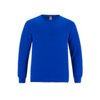 Canada Sportswear S5615Y, - Breeze - Youth Ring Spun Combed Cotton Long Sleeve Crewneck T-shirt, Royal