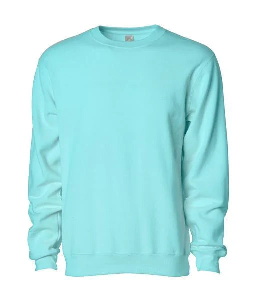 INDEPENDENT SS3000-P2, Ss3000 - Midweight Crewneck Sweatshirts (royal, Royal Heather, Sandstone, White), Mint