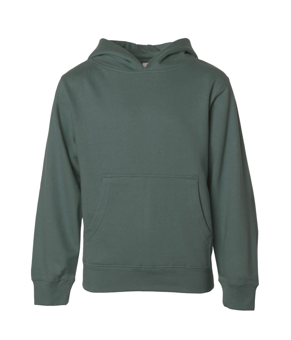 INDEPENDENT SS4001Y-P1, Ss4001y - Youth Midweight Pullover Hooded Sweatshirt (colors A-m), Alpine Green