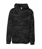 INDEPENDENT SS4001Y-P1, Ss4001y - Youth Midweight Pullover Hooded Sweatshirt (colors A-m), Black Camo
