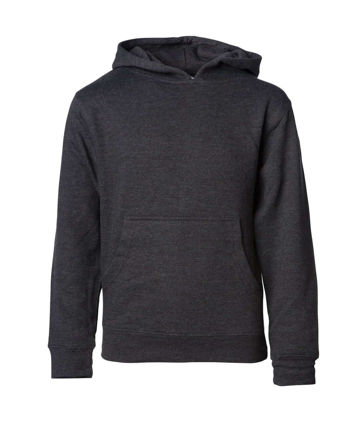 INDEPENDENT SS4001Y-P1, Ss4001y - Youth Midweight Pullover Hooded Sweatshirt (colors A-m), Charcoal Heather