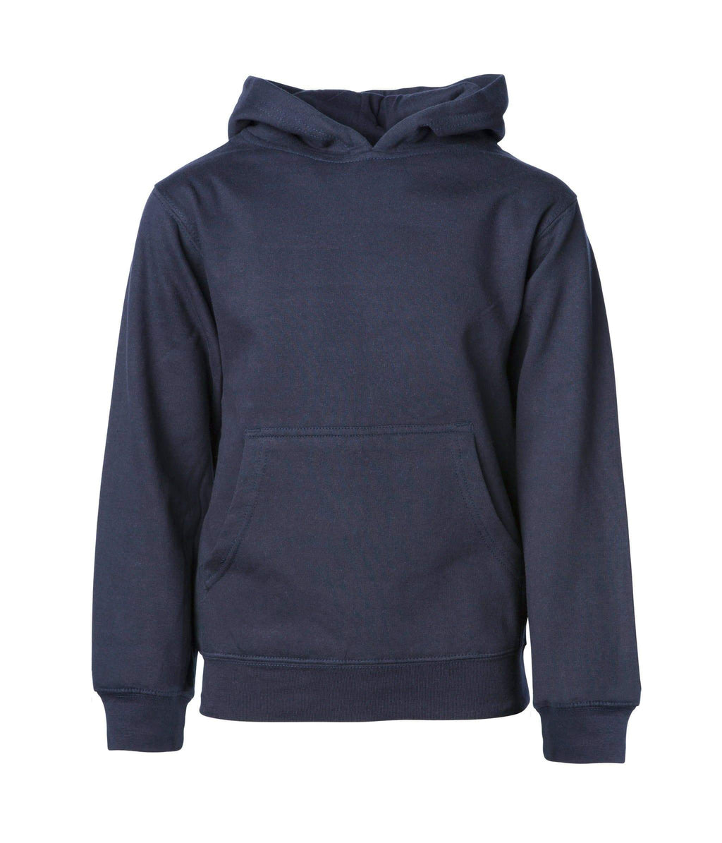 INDEPENDENT SS4001Y-P1, Ss4001y - Youth Midweight Pullover Hooded Sweatshirt (colors A-m), Classic Navy