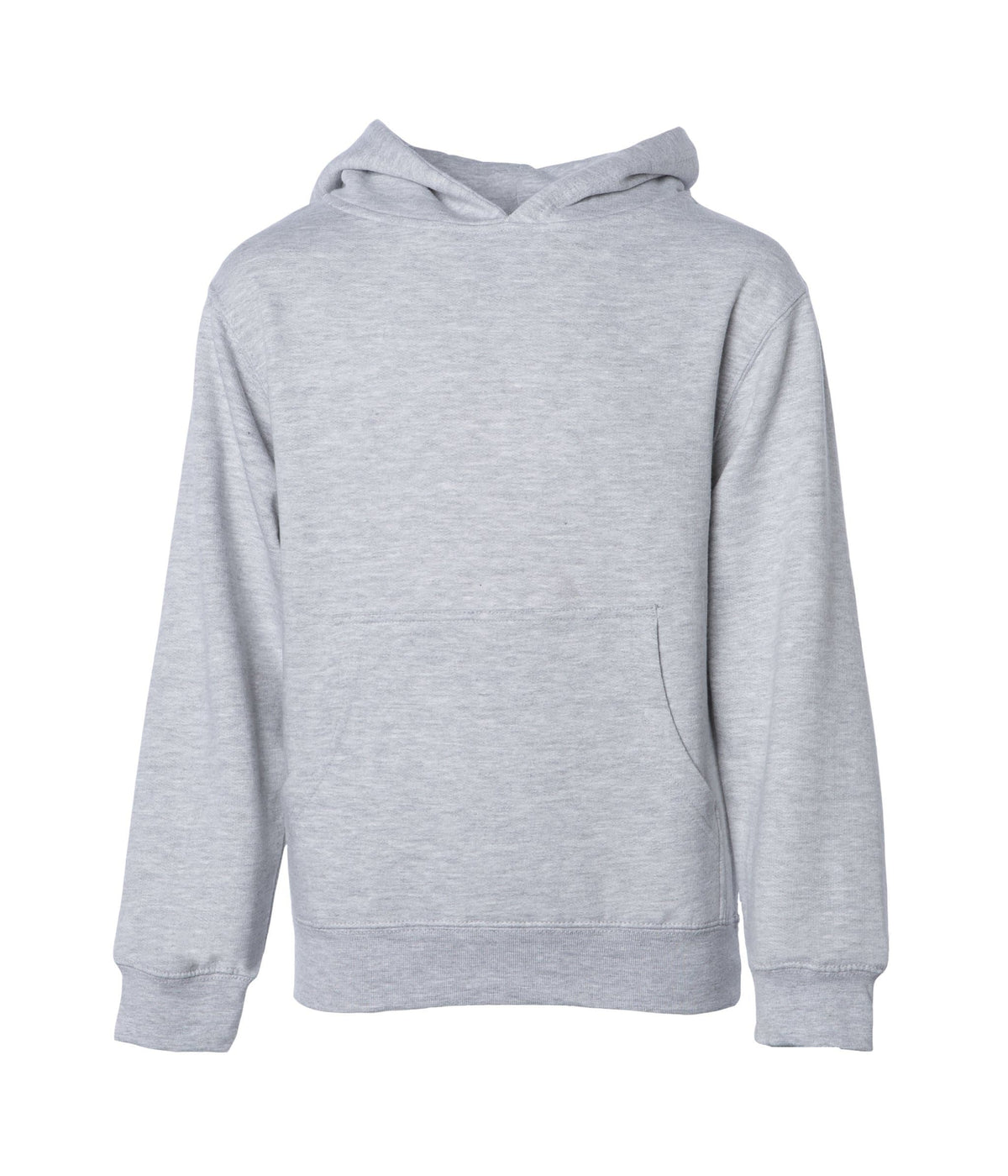 INDEPENDENT SS4001Y-P1, Ss4001y - Youth Midweight Pullover Hooded Sweatshirt (colors A-m), Grey Heather